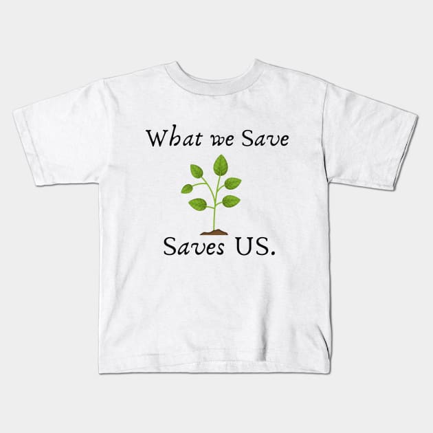 Save Earth Kids T-Shirt by Afe